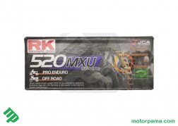 Catena trasmissione 520 con O-RING per motocross  offorad  (1)